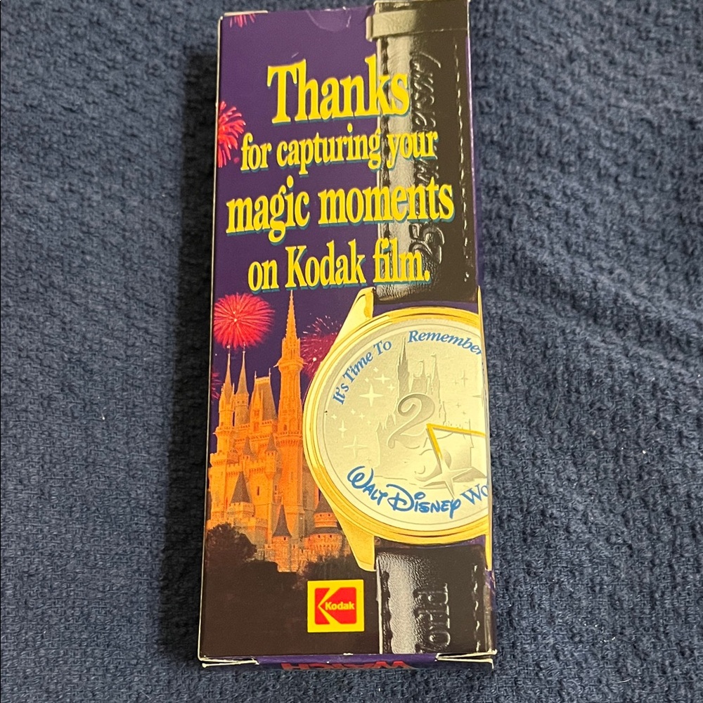 Kodak Magic Moments Watch with Purple and Gold Accents